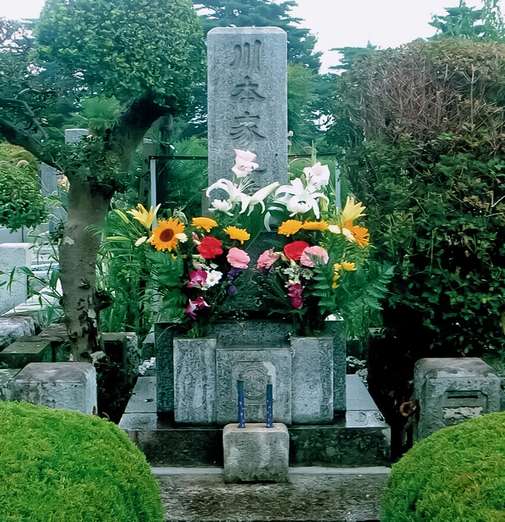 元・川本喜八郎さんの墓（現在は無い）
